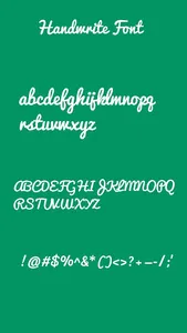 Handwritten Font for Oppo Phon screenshot 0