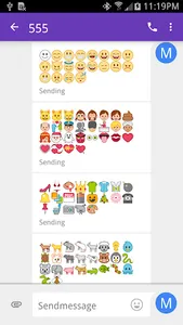 Emoji Fonts Message Maker screenshot 0