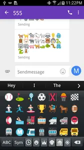 Emoji Fonts Message Maker screenshot 1