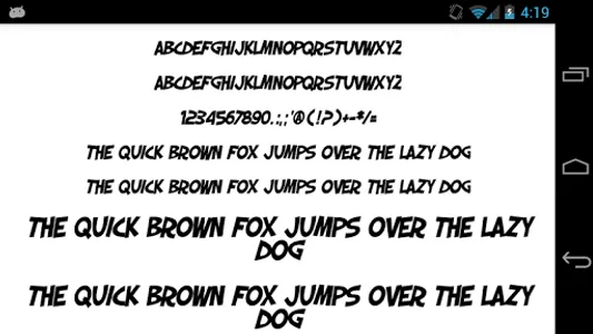 Comic Fonts Message Maker screenshot 5