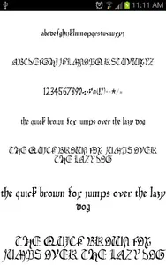 Old English Font Message Maker screenshot 0