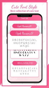 Cute Font Style screenshot 0