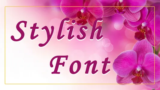 Stylish Font Style screenshot 0