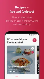 Monsieur Cuisine App screenshot 1