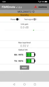 FibREmote App screenshot 1