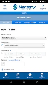 MontereyCU Mobile Banking screenshot 3