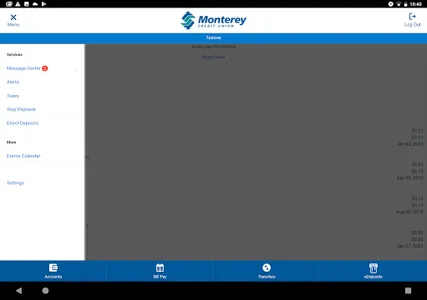 MontereyCU Mobile Banking screenshot 7