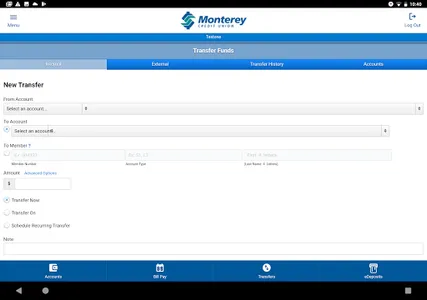 MontereyCU Mobile Banking screenshot 8