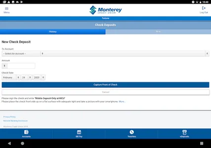 MontereyCU Mobile Banking screenshot 9
