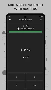 Math Games for Brain Training screenshot 1