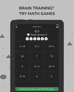 Math Games for Brain Training screenshot 18