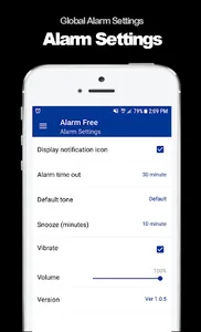Alarm Clock Free (Wake Up) screenshot 3