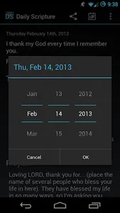 Daily Scripture screenshot 1