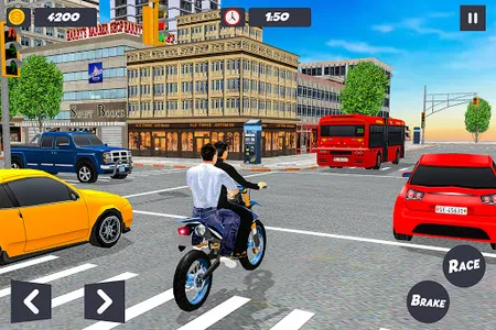 Bike Taxi Game: Driving Games screenshot 2