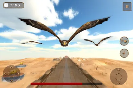 Bird Race Game 3D: Eagle Games screenshot 0