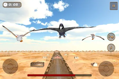 Bird Race Game 3D: Eagle Games screenshot 11