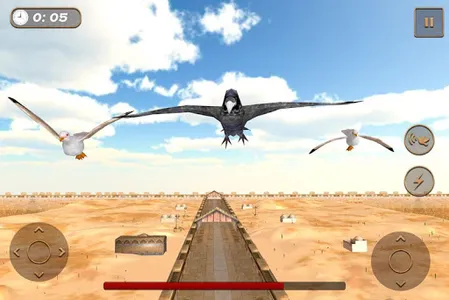 Bird Race Game 3D: Eagle Games screenshot 3