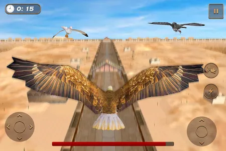 Bird Race Game 3D: Eagle Games screenshot 9