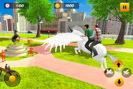 Unicorn Taxi: Flying Horse Sim screenshot 1