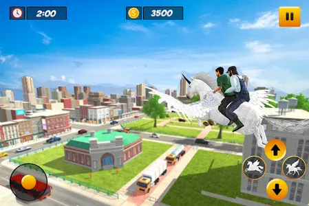 Unicorn Taxi: Flying Horse Sim screenshot 2