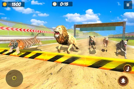 Wild Animals Race Simulator screenshot 2