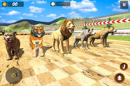 Wild Animals Race Simulator screenshot 3