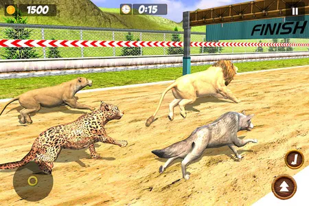 Wild Animals Race Simulator screenshot 4