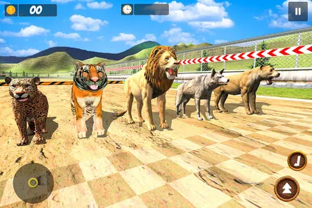Wild Animals Race Simulator screenshot 6