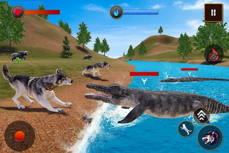 Wild Wolf Simulator: Wolf Life screenshot 0