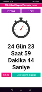 Mini Geri Sayım Zamanlayıcısı screenshot 0