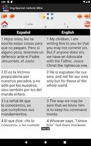 English Spanish Catholic Bible screenshot 12