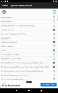 Handbook Legion of Mary-French screenshot 10