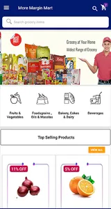 MoreMarginMart doorstep gocery screenshot 1