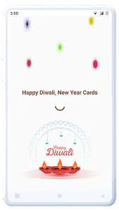 Diwali Wishes & Rangoli Cards screenshot 0
