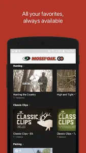 Mossy Oak Go: Outdoor TV screenshot 2