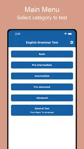 English Grammar Test screenshot 0