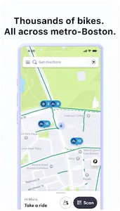 Bluebikes screenshot 1