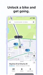 Bluebikes screenshot 3