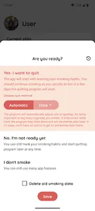 SmokeFree: Quit smoking slowly screenshot 0