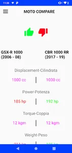 Moto Compare screenshot 5