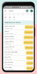 Islamic Hijri Calendar 2023 screenshot 6