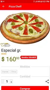 Pizza Cheff Móvil® screenshot 1