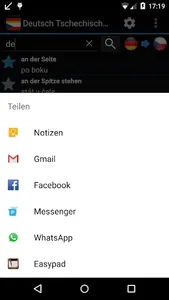 German Czech Dictionary screenshot 2