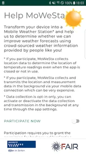 MoWeSta - MobileWeatherStation screenshot 0