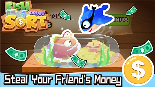 Fish Sort Puzzle - Win Reward screenshot 1