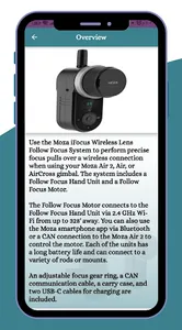 MOZA iFocus Wireless Guide screenshot 4