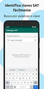 Catálogo claves SAT screenshot 0