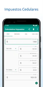 Calculadora de Impuestos screenshot 7