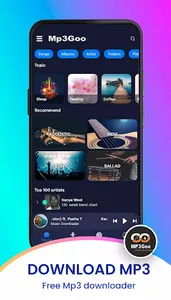 Mp3Goo - Mp3 Music Downloader screenshot 0