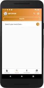 Mp3Paw Music Downloader screenshot 1